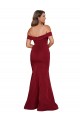 Spandex Comprimento Chão Fora do Ombro Sereia Vestidos de Madrinha / Vestidos de Noite / Vestidos de Festa em Promoção