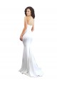 Crepe Esticado Lombar Comprimento Chão Amor Sereia Vestidos de Madrinha / Vestidos de Noite / Vestidos de Festa em Promoção