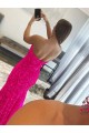 Lantejoulas Veludo Comboio Varredela Sem alças Bainha Longo Vestidos de Festa em Promoção