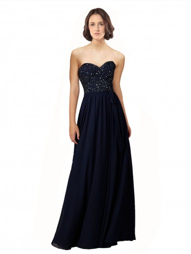Chiffon Comprimento Chão Amor Bainha Vestidos de Festa em Promoção