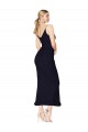 Chiffon Costas em V Comprimento Joelho Decote V Sereia Vestidos de Madrinha / Vestidos de Noite / Vestidos de Festa em Promoção