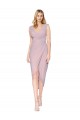 Chiffon Costas em V Alto Baixo Decote V Sereia Vestidos de Madrinha / Vestidos de Noite / Vestidos de Festa em Promoção