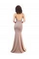 Crepe Esticado Lombar Comprimento Chão Decote V Sereia Vestidos de Madrinha / Vestidos de Noite / Vestidos de Festa em Promoção