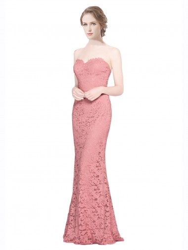 Renda Comprimento Chão Amor Sereia Vestidos de Madrinha / Vestidos de Festa em Promoção