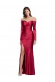 Cetim Elástico Comprimento Chão Amor Bainha Vestidos de Madrinha / Vestidos de Noite / Vestidos de Festa em Promoção